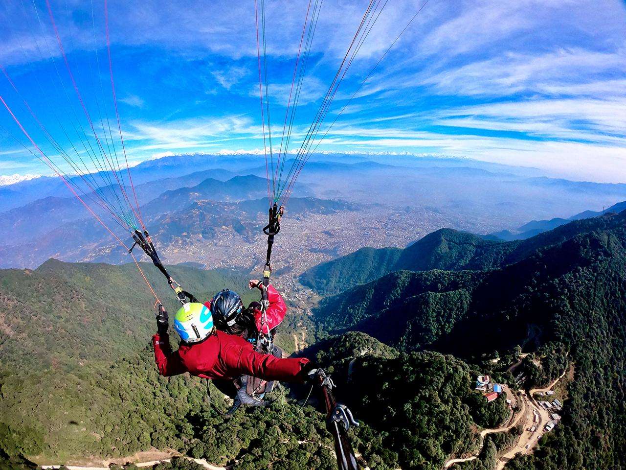 Paragliding in Kathmandu